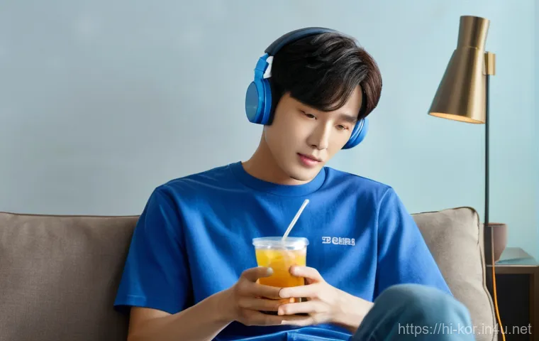 국어 필수 암기 사항 - **Hangeul and Vocabulary Study Session**
    A focused young woman in her early twenties, dressed in...